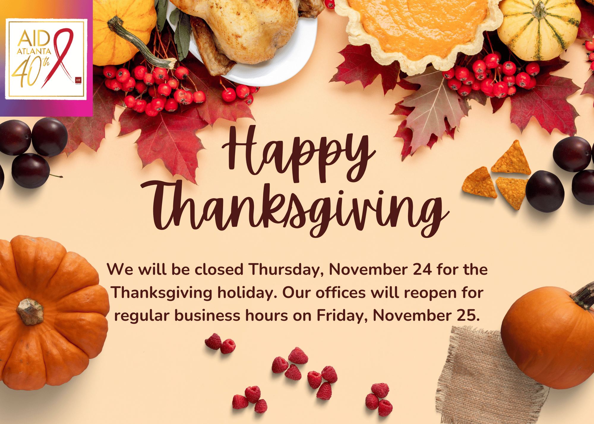 Thanksgiving Closed