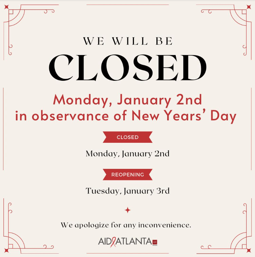 New Year Closed